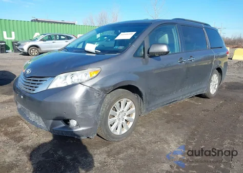 2011 Toyota Sienna Limited из США, поврежденный, VIN 5TDDK3DC8BS018294
